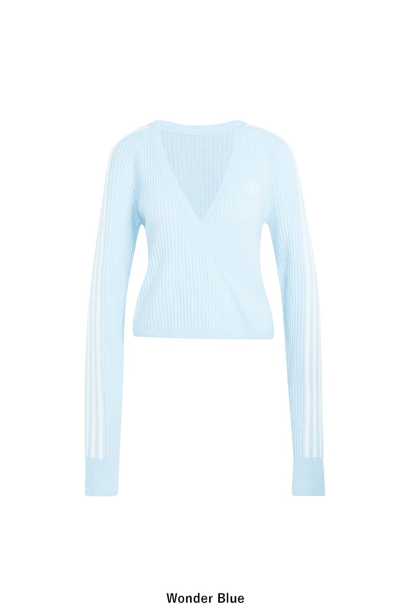 ADIDAS × JENNIE(アディダス×ジェニー) adidas Originals(アディダス オリジナルス) WRAP AROUND CARDIGAN ラップアラウンドカーディガン KNIT CARDIGAN ニットカーディガン C8721