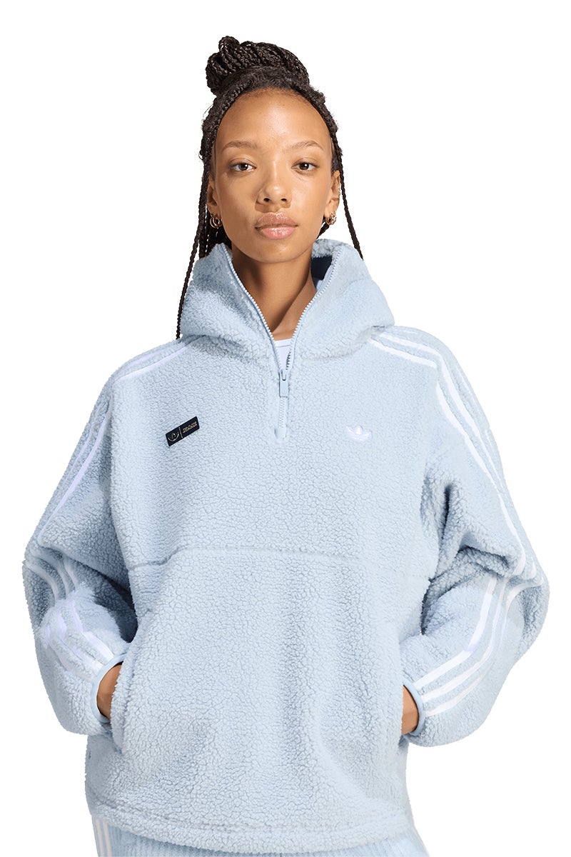 ADIDAS × JENNIE(アディダス×ジェニー) adidas Originals(アディダス オリジナルス) POLAR FLEECE 1/4 ZIP HOODIE JACKET ジップフーデッドフリースジャケット CC807