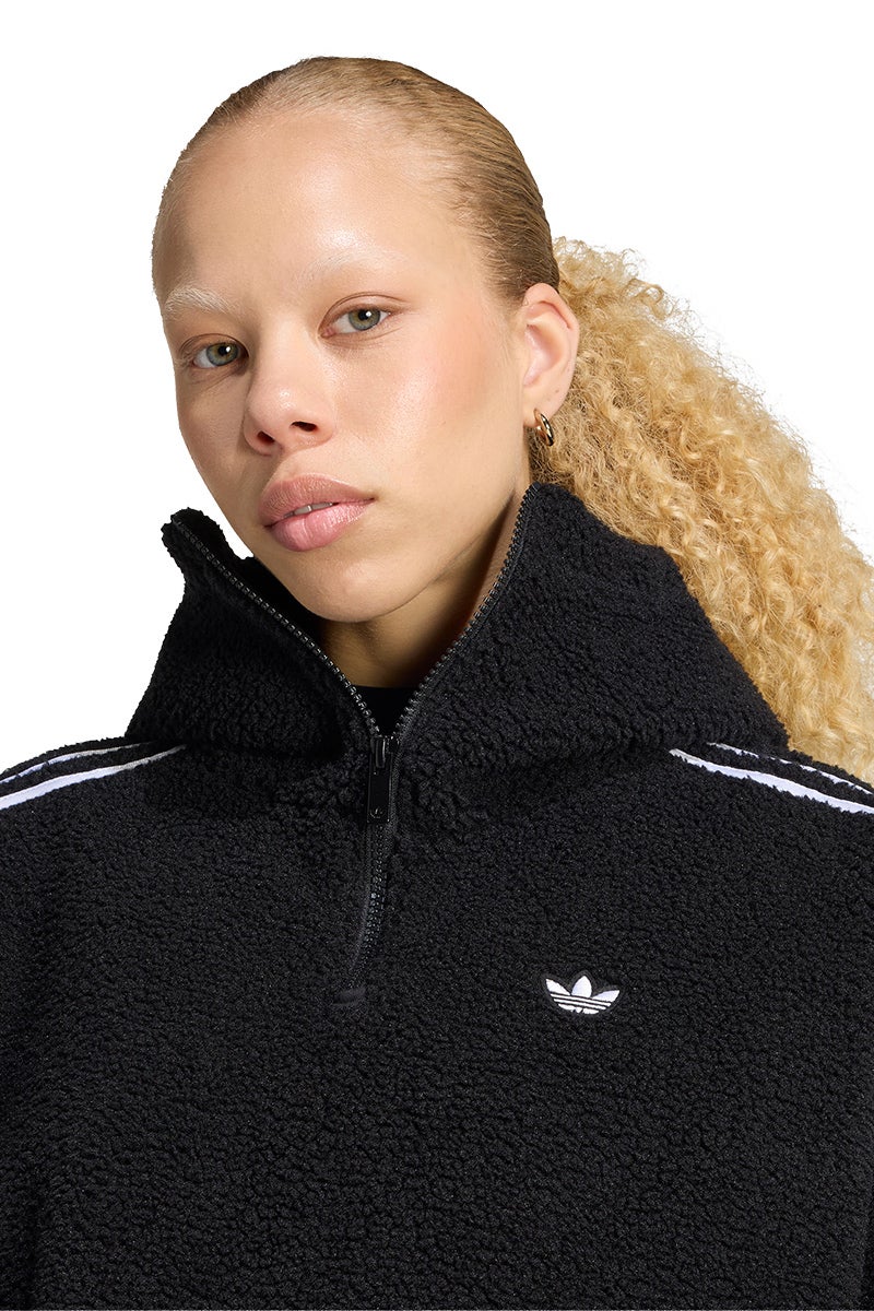 ADIDAS × JENNIE(アディダス×ジェニー) adidas Originals(アディダス オリジナルス) POLAR FLEECE 1/4 ZIP HOODIE JACKET ジップフーデッドフリースジャケット CC807