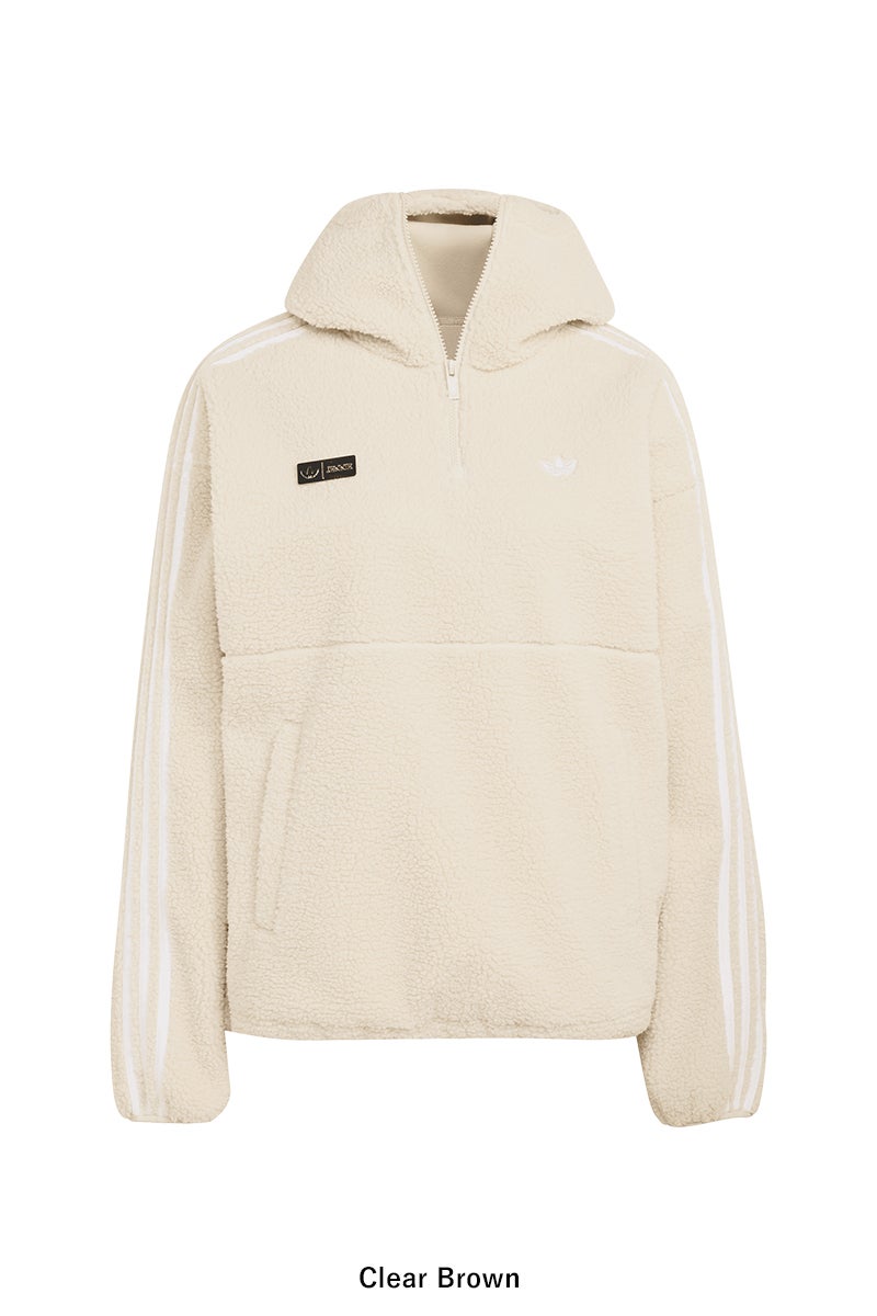 ADIDAS × JENNIE(アディダス×ジェニー) adidas Originals(アディダス オリジナルス) POLAR FLEECE 1/4 ZIP HOODIE JACKET ジップフーデッドフリースジャケット CC807