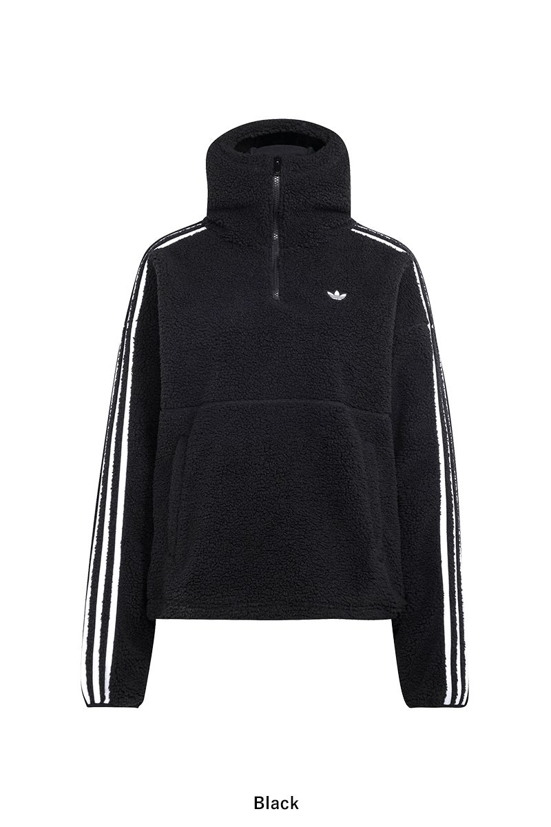 ADIDAS × JENNIE(アディダス×ジェニー) adidas Originals(アディダス オリジナルス) POLAR FLEECE 1/4 ZIP HOODIE JACKET ジップフーデッドフリースジャケット CC807