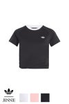 ADIDAS × JENNIE(アディダス×ジェニー) adidas Originals(アディダス オリジナルス) LAYERING TEE レイヤーTシャツ CC809