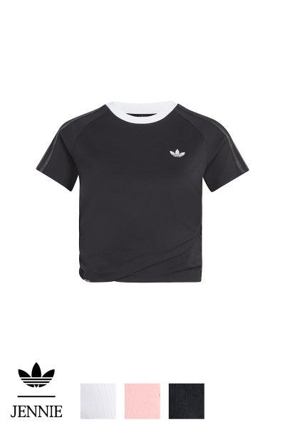 ADIDAS × JENNIE(アディダス×ジェニー) adidas Originals(アディダス オリジナルス) LAYERING TEE レイヤーTシャツ CC809