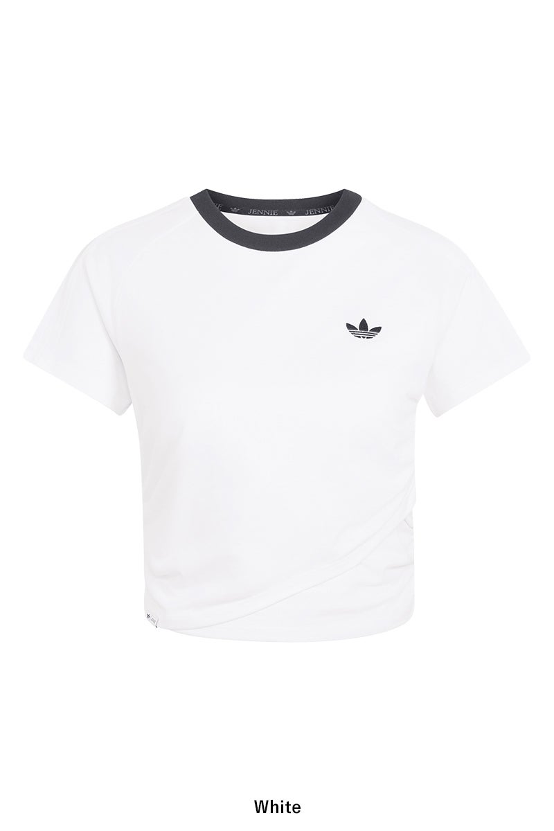 ADIDAS × JENNIE(アディダス×ジェニー) adidas Originals(アディダス オリジナルス) LAYERING TEE レイヤーTシャツ CC809