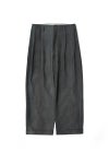 saby(サバイ) TWO TUCK TROUSERS - Bishu Japan Flow dyeing FAB - ツータックトラウザース 尾州フロウダイイング 26A-021825