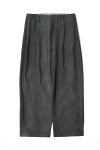 saby(サバイ) TWO TUCK TROUSERS - Bishu Japan Flow dyeing FAB - ツータックトラウザース 尾州フロウダイイング 26A-021825