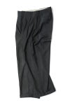 saby(サバイ) TWO TUCK TROUSERS - Bishu Japan Flow dyeing FAB - ツータックトラウザース 尾州フロウダイイング 26A-021825