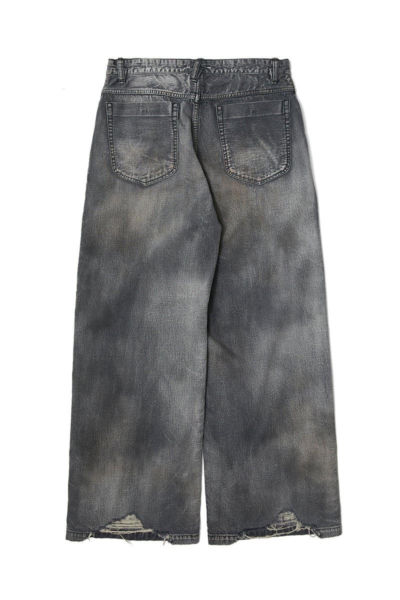 saby(サバイ) KAMATA DENIM TYPE 3 WIDE STRAIGHT LEG -11oz Uneven yarn Denim- カマタデニムタイプ3ワイドストレートパンツ 26A-031807