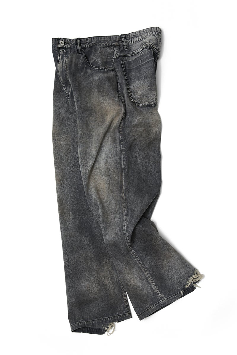 saby(サバイ) KAMATA DENIM TYPE 3 WIDE STRAIGHT LEG -11oz Uneven yarn Denim- カマタデニムタイプ3ワイドストレートパンツ 26A-031807