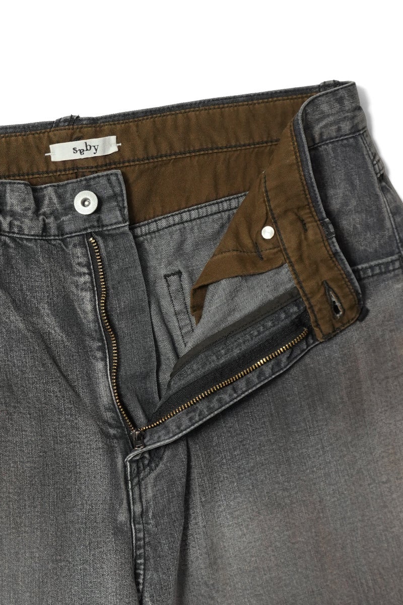 saby(サバイ) KAMATA DENIM TYPE 3 WIDE STRAIGHT LEG -11oz Uneven yarn Denim- カマタデニムタイプ3ワイドストレートパンツ 26A-031807