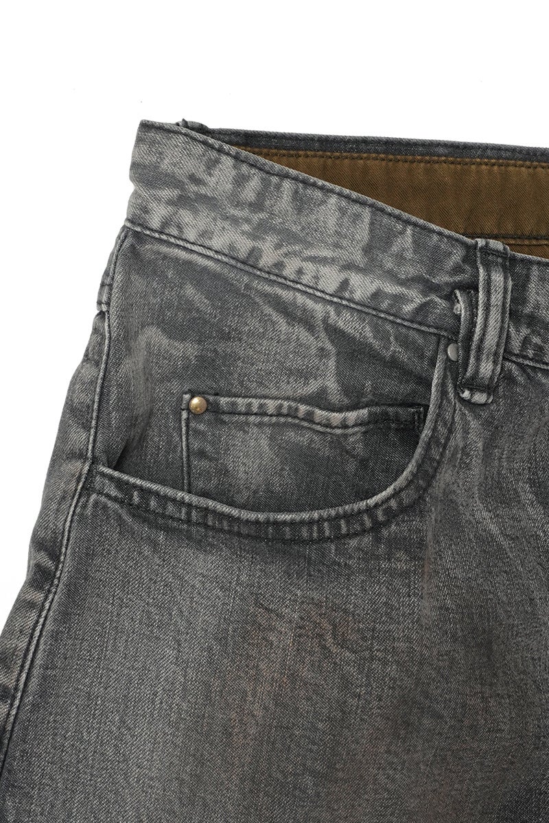 saby(サバイ) KAMATA DENIM TYPE 3 WIDE STRAIGHT LEG -11oz Uneven yarn Denim- カマタデニムタイプ3ワイドストレートパンツ 26A-031807