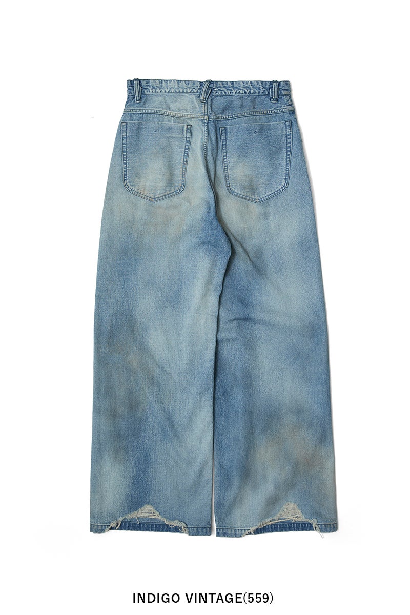 saby(サバイ) KAMATA DENIM TYPE 3 WIDE STRAIGHT LEG -11oz Uneven yarn Denim- カマタデニムタイプ3ワイドストレートパンツ 26A-031807