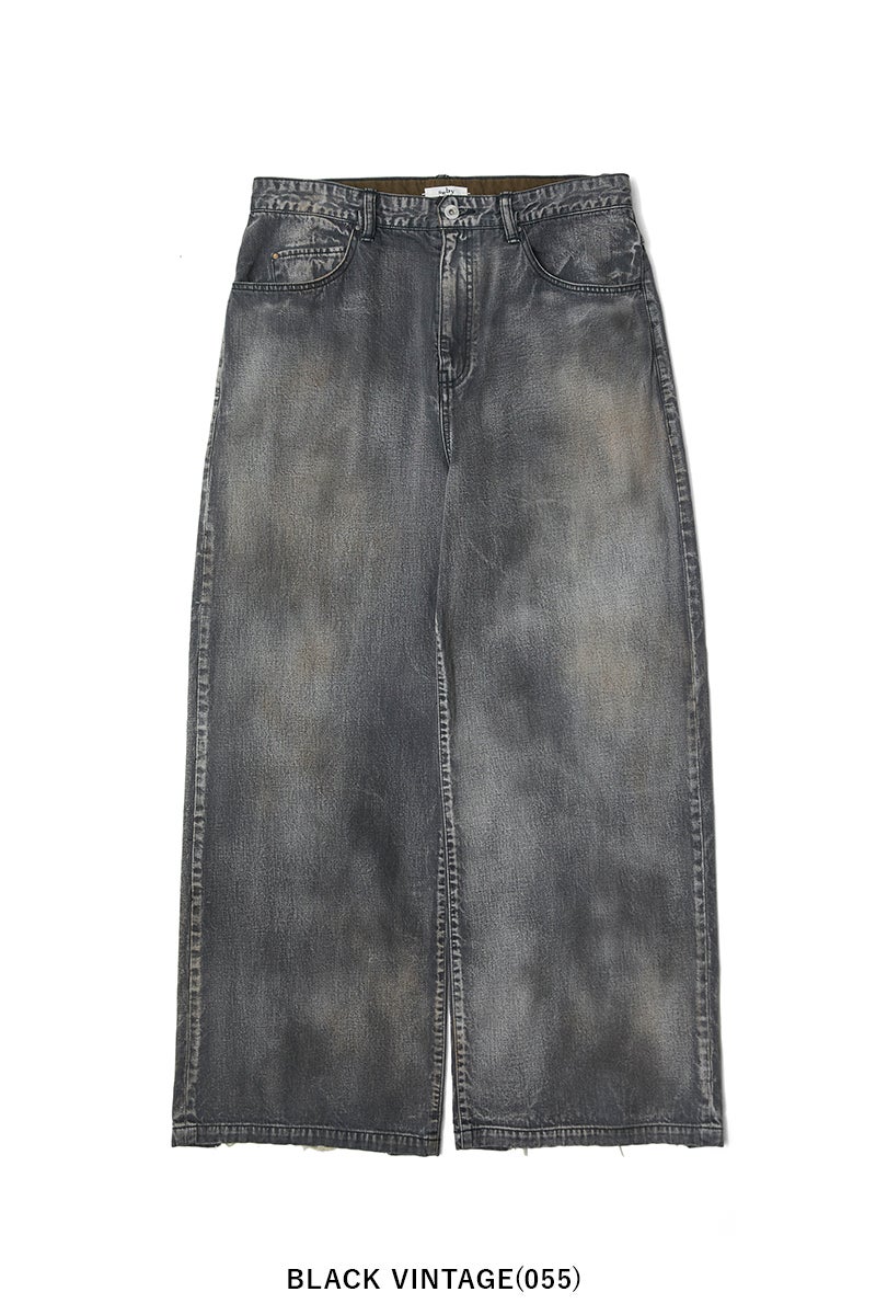 saby(サバイ) KAMATA DENIM TYPE 3 WIDE STRAIGHT LEG -11oz Uneven yarn Denim- カマタデニムタイプ3ワイドストレートパンツ 26A-031807
