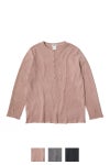 saby(サバイ) WAFFLE HENRY NECK SHIRTS -Pigment Stone Wash- ワッフルヘンリーネックシャツ 26A-081118