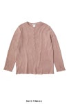 saby(サバイ) WAFFLE HENRY NECK SHIRTS -Pigment Stone Wash- ワッフルヘンリーネックシャツ 26A-081118