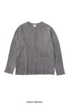 saby(サバイ) WAFFLE HENRY NECK SHIRTS -Pigment Stone Wash- ワッフルヘンリーネックシャツ 26A-081118