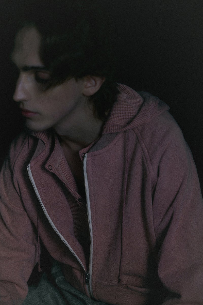 saby(サバイ) WAFFLE HENRY NECK SHIRTS -Pigment Stone Wash- ワッフルヘンリーネックシャツ 26A-081118
