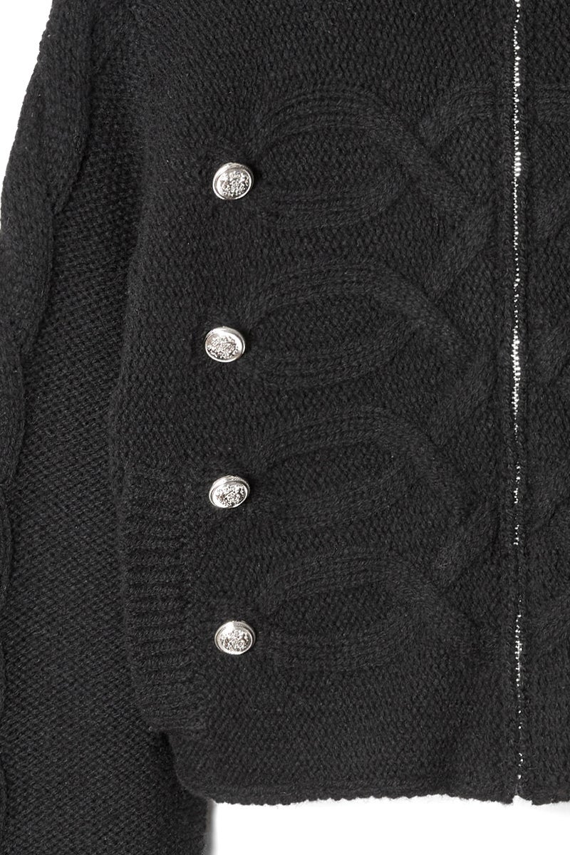 LIBRIO MENDONCA(リブリオ メンドンサ) KNIT NAPOLEON JACKET(SHORT) ニットナポレオンジャケット(ショート) LM-26aw-2201-B