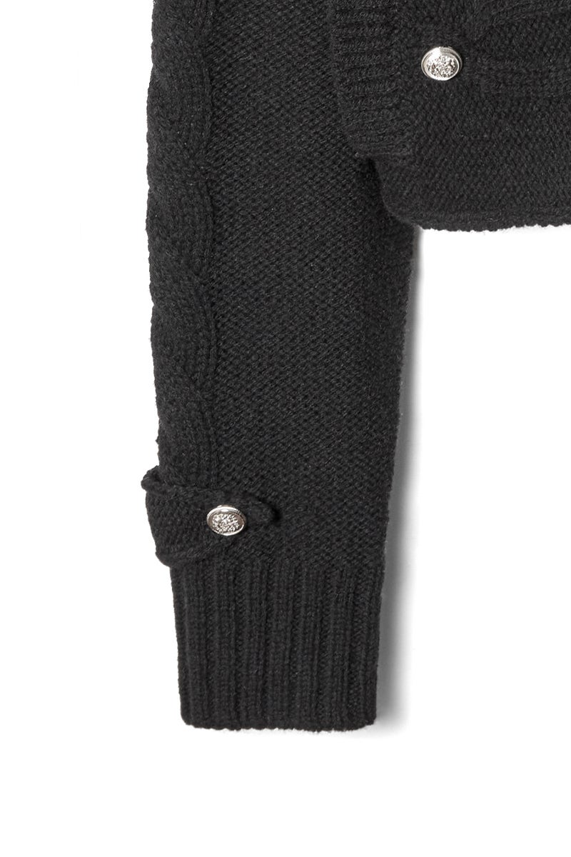 LIBRIO MENDONCA(リブリオ メンドンサ) KNIT NAPOLEON JACKET(SHORT) ニットナポレオンジャケット(ショート) LM-26aw-2201-B