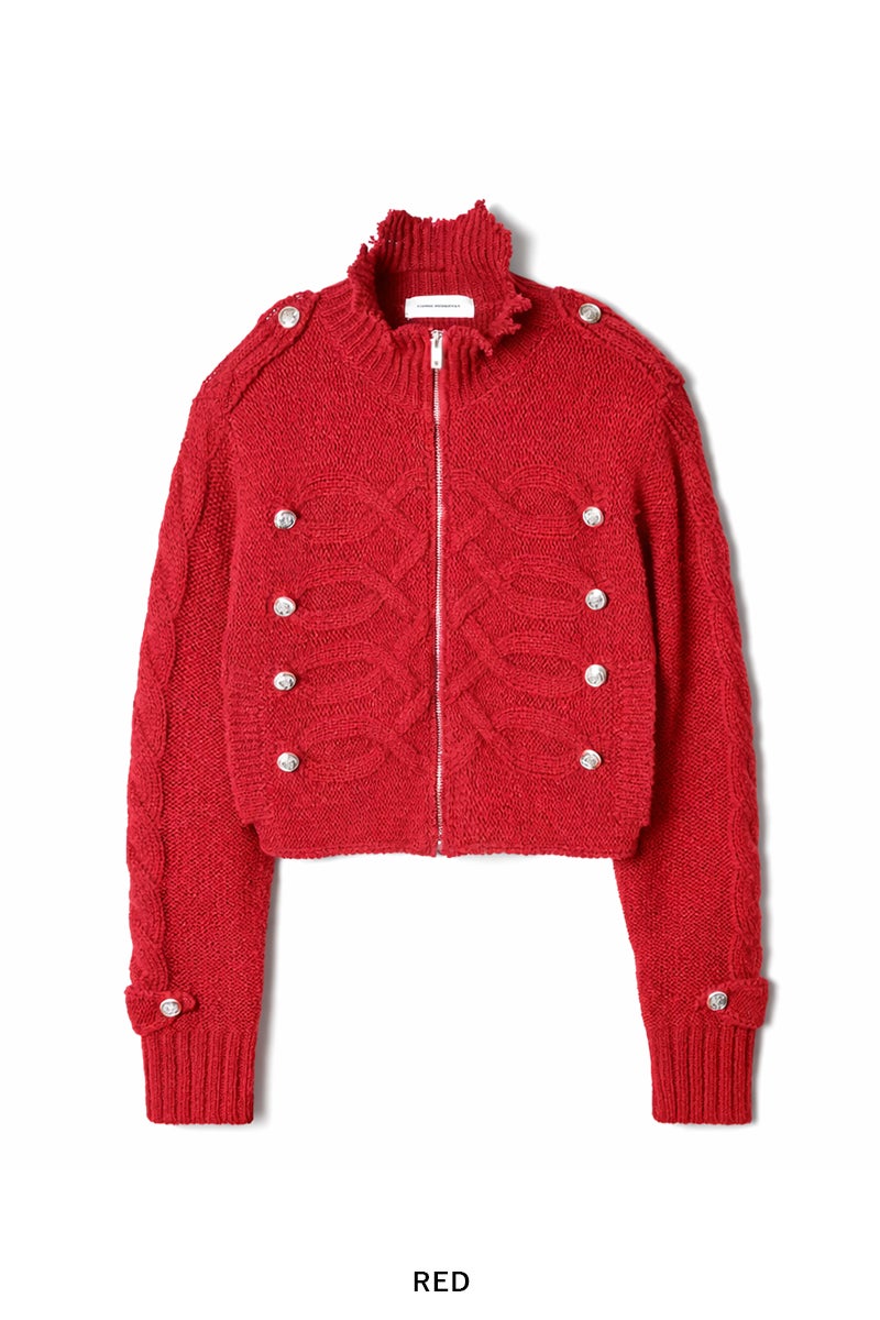 LIBRIO MENDONCA(リブリオ メンドンサ) KNIT NAPOLEON JACKET(SHORT) ニットナポレオンジャケット(ショート) LM-26aw-2201-B