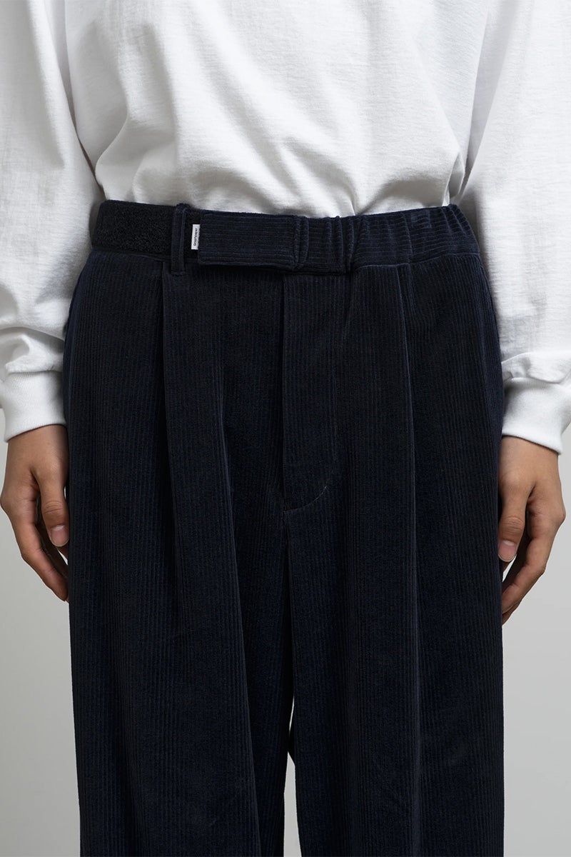 Graphpaper(グラフペーパー) Soft Knit Corduroy Wide Chef Pants ソフトニットコーデュロイワイドシェフパンツ GM263-40113B