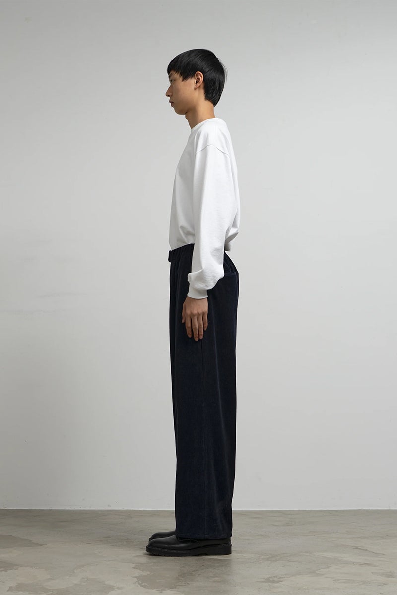 Graphpaper(グラフペーパー) Soft Knit Corduroy Wide Chef Pants ソフトニットコーデュロイワイドシェフパンツ GM263-40113B