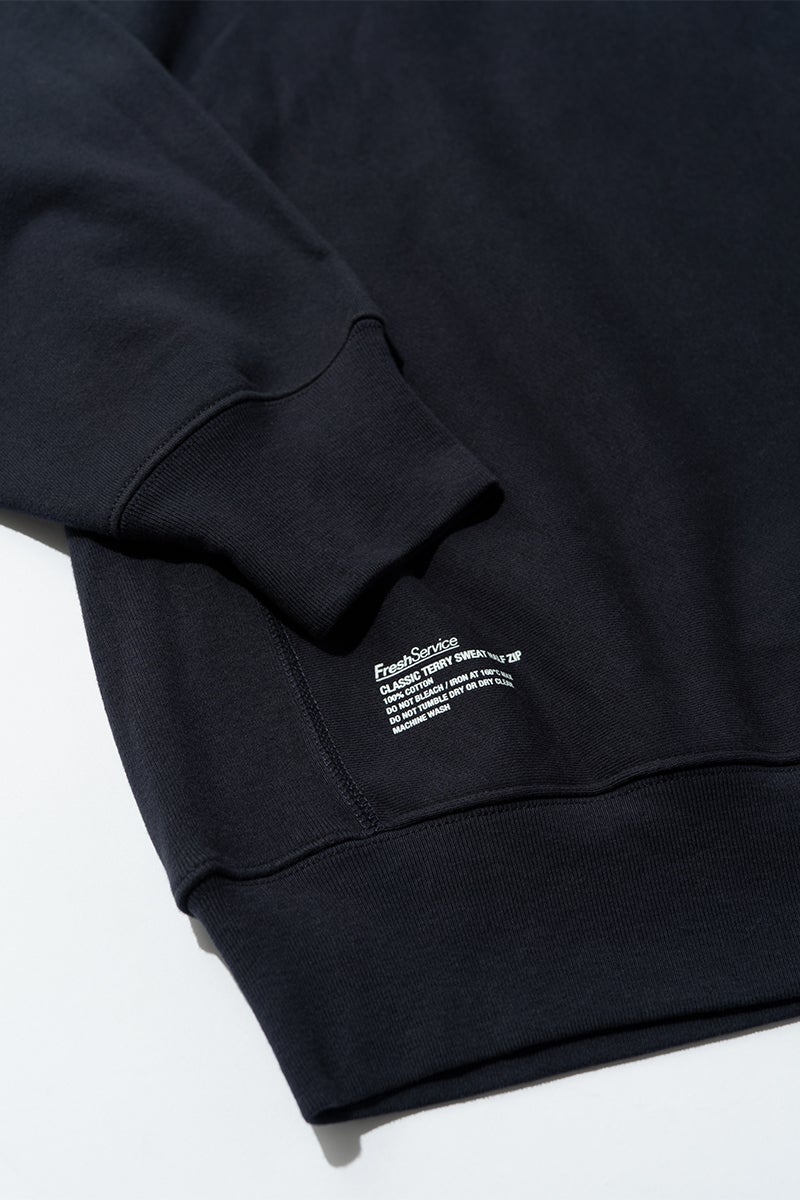 FreshService(フレッシュサービス) CLASSIC TERRY SWEAT HALF ZIP クラシックテリースウェットハーフジップ FSC263-70013