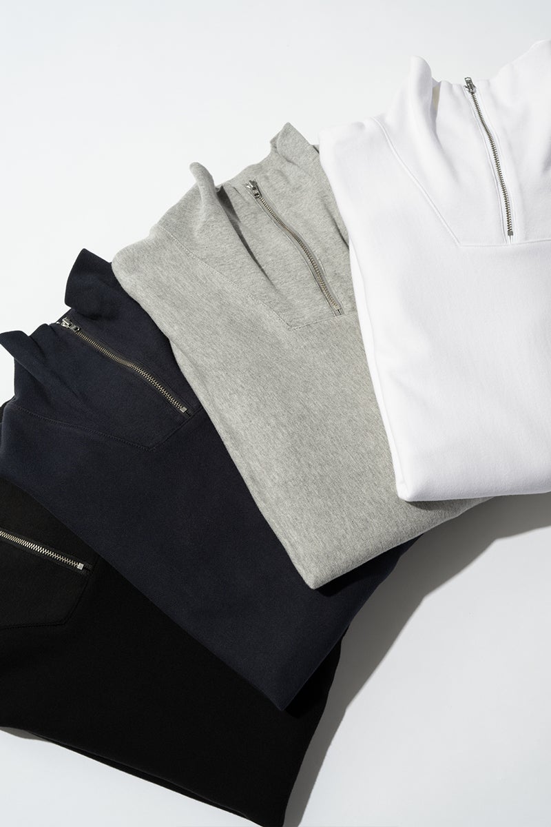 FreshService(フレッシュサービス) CLASSIC TERRY SWEAT HALF ZIP クラシックテリースウェットハーフジップ FSC263-70013