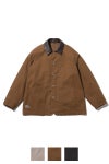 FreshService(フレッシュサービス) COTTON CANVAS LEATHER COLLAR WORK JACKET コットンキャンバスレザーカラージャケット FSC263-30032