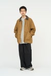 FreshService(フレッシュサービス) COTTON CANVAS LEATHER COLLAR WORK JACKET コットンキャンバスレザーカラージャケット FSC263-30032