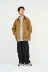 FreshService(フレッシュサービス) COTTON CANVAS LEATHER COLLAR WORK JACKET コットンキャンバスレザーカラージャケット FSC263-30032