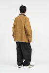 FreshService(フレッシュサービス) COTTON CANVAS LEATHER COLLAR WORK JACKET コットンキャンバスレザーカラージャケット FSC263-30032