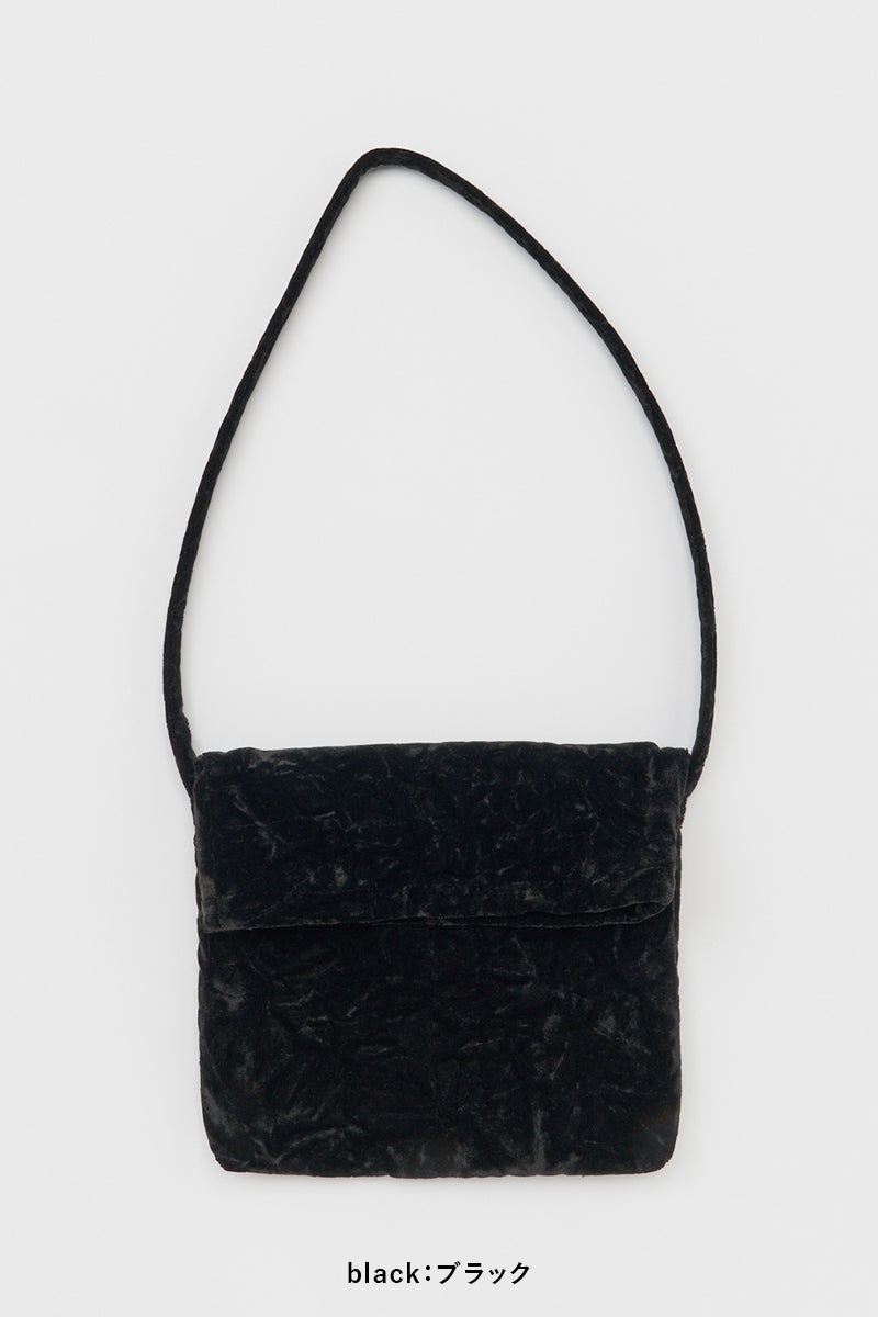 Hender Scheme(エンダースキーマ) velvet flap shoulder bag ベルベットフラップショルダーバッグ zw-b-fsb