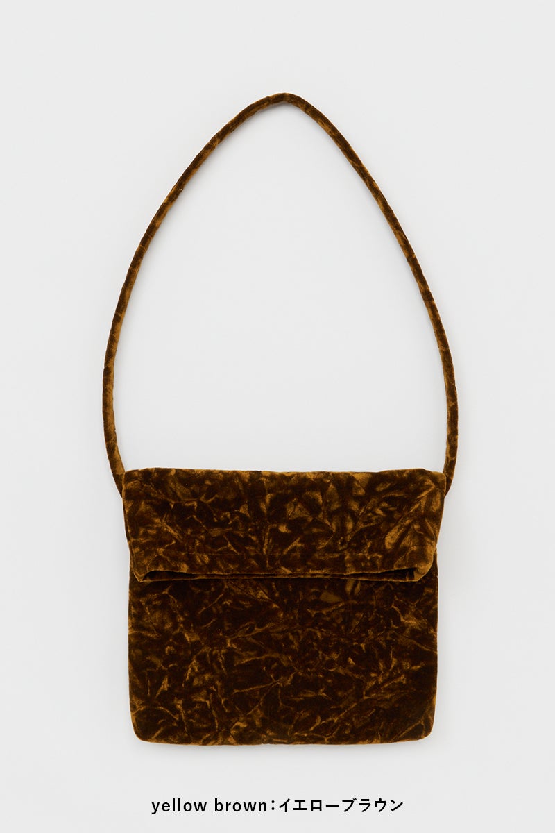 Hender Scheme(エンダースキーマ) velvet flap shoulder bag ベルベットフラップショルダーバッグ zw-b-fsb