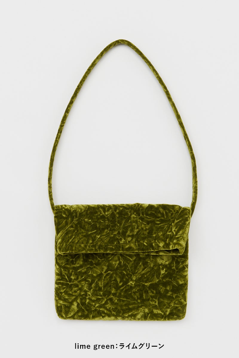 Hender Scheme(エンダースキーマ) velvet flap shoulder bag ベルベットフラップショルダーバッグ zw-b-fsb