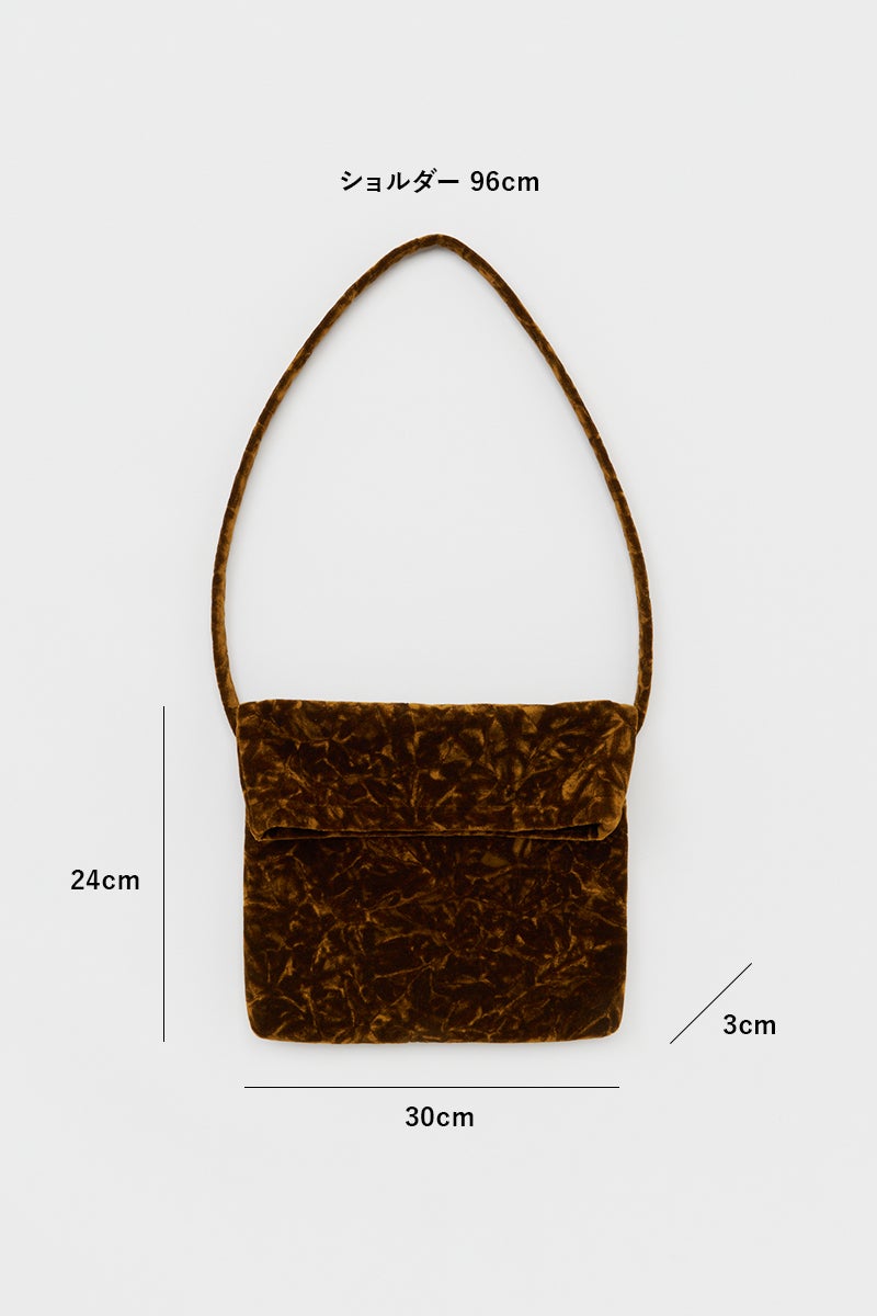 Hender Scheme(エンダースキーマ) velvet flap shoulder bag ベルベットフラップショルダーバッグ zw-b-fsb
