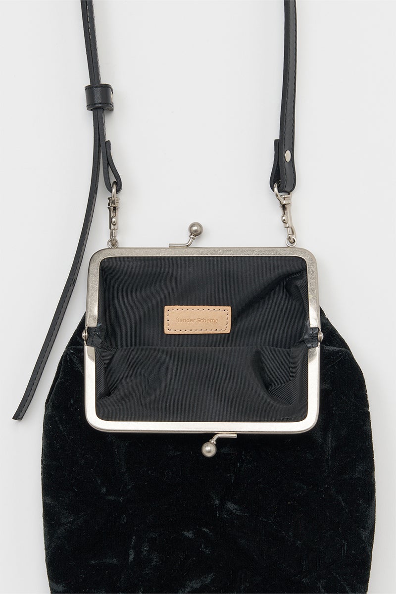 Hender Scheme(エンダースキーマ) velvet snap pochette ベルベットスナップポシェット zw-b-csp