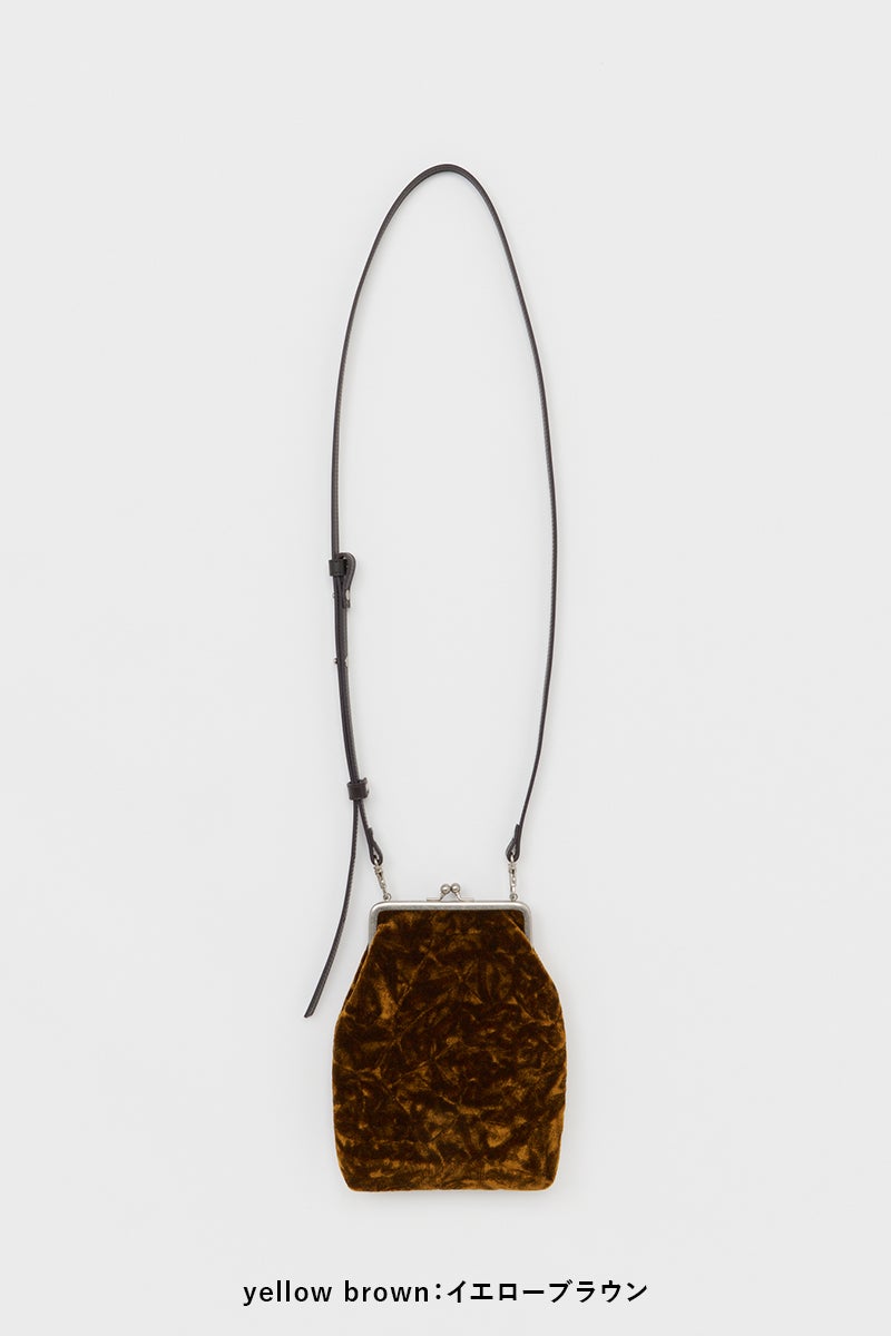 Hender Scheme(エンダースキーマ) velvet snap pochette ベルベットスナップポシェット zw-b-csp