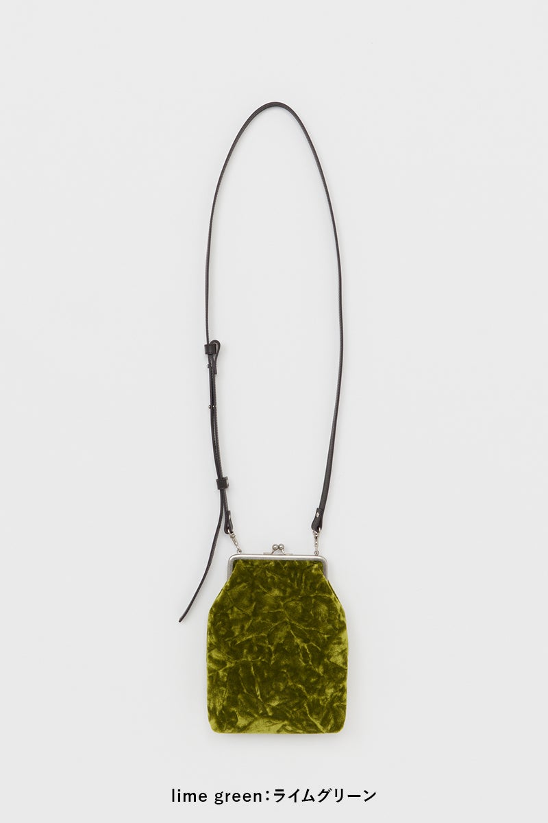 Hender Scheme(エンダースキーマ) velvet snap pochette ベルベットスナップポシェット zw-b-csp