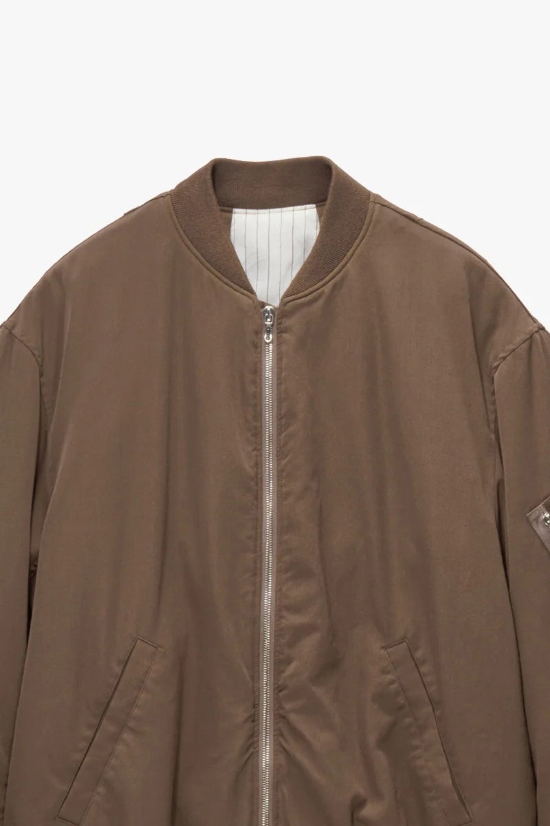 Graphpaper(グラフペーパー) Fulled Wool Twill Flight Jacket ウールツイルフライトジャケット GU263-30411