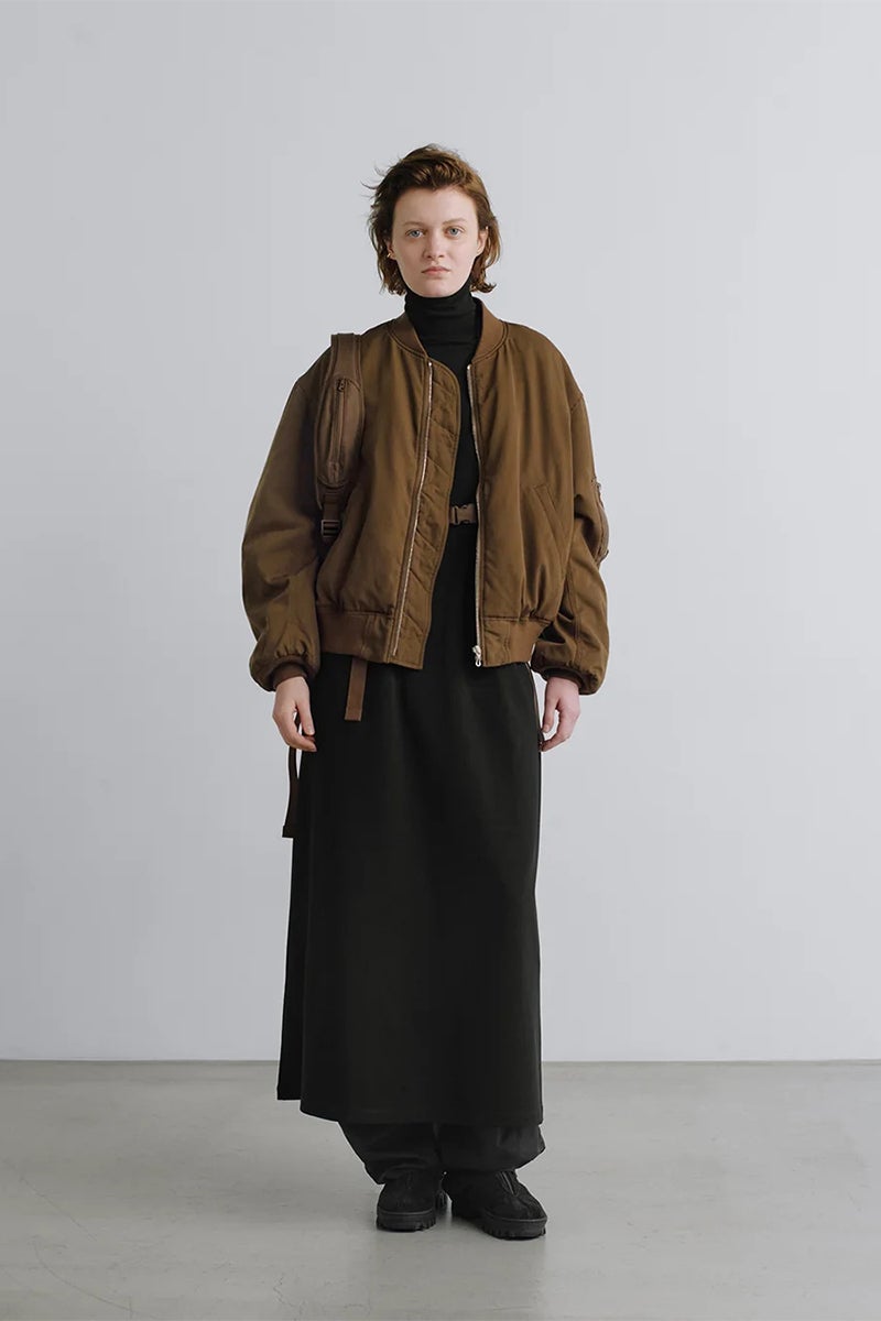 Graphpaper(グラフペーパー) Fulled Wool Twill Flight Jacket ウールツイルフライトジャケット GU263-30411