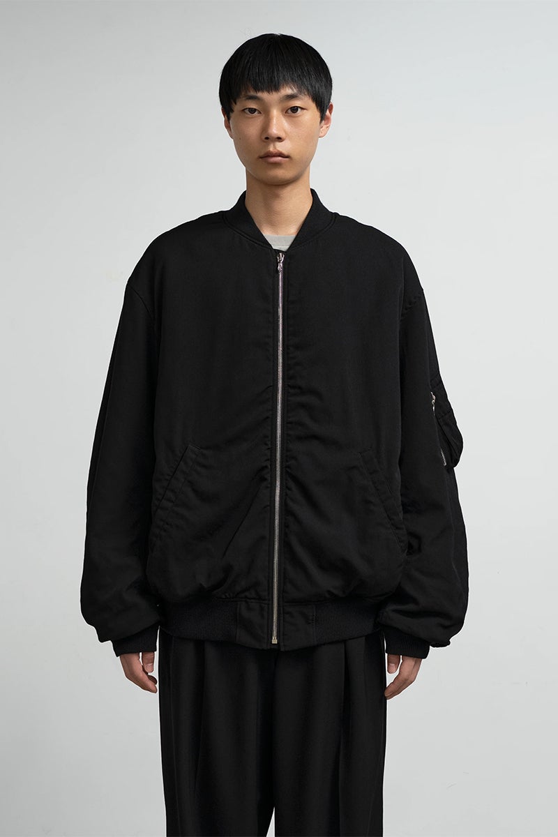 Graphpaper(グラフペーパー) Fulled Wool Twill Flight Jacket ウールツイルフライトジャケット GU263-30411