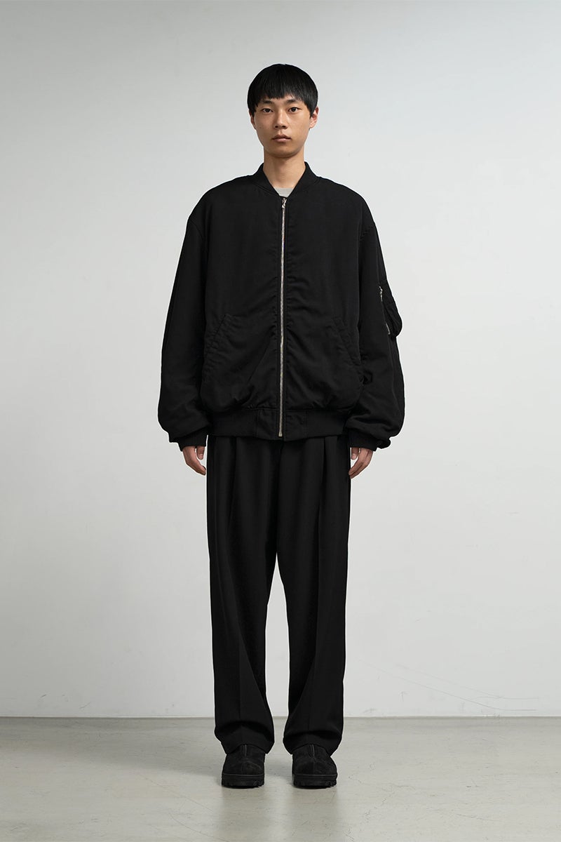 Graphpaper(グラフペーパー) Fulled Wool Twill Flight Jacket ウールツイルフライトジャケット GU263-30411