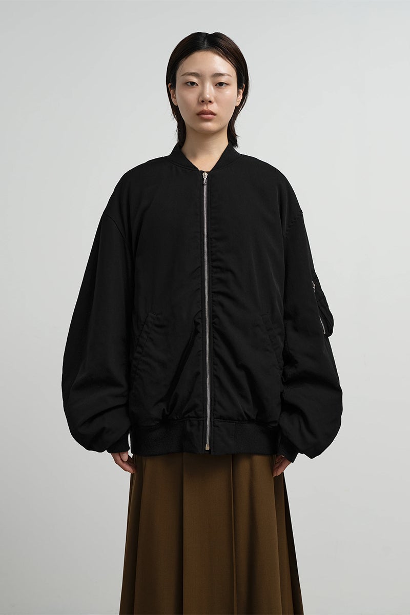 Graphpaper(グラフペーパー) Fulled Wool Twill Flight Jacket ウールツイルフライトジャケット GU263-30411