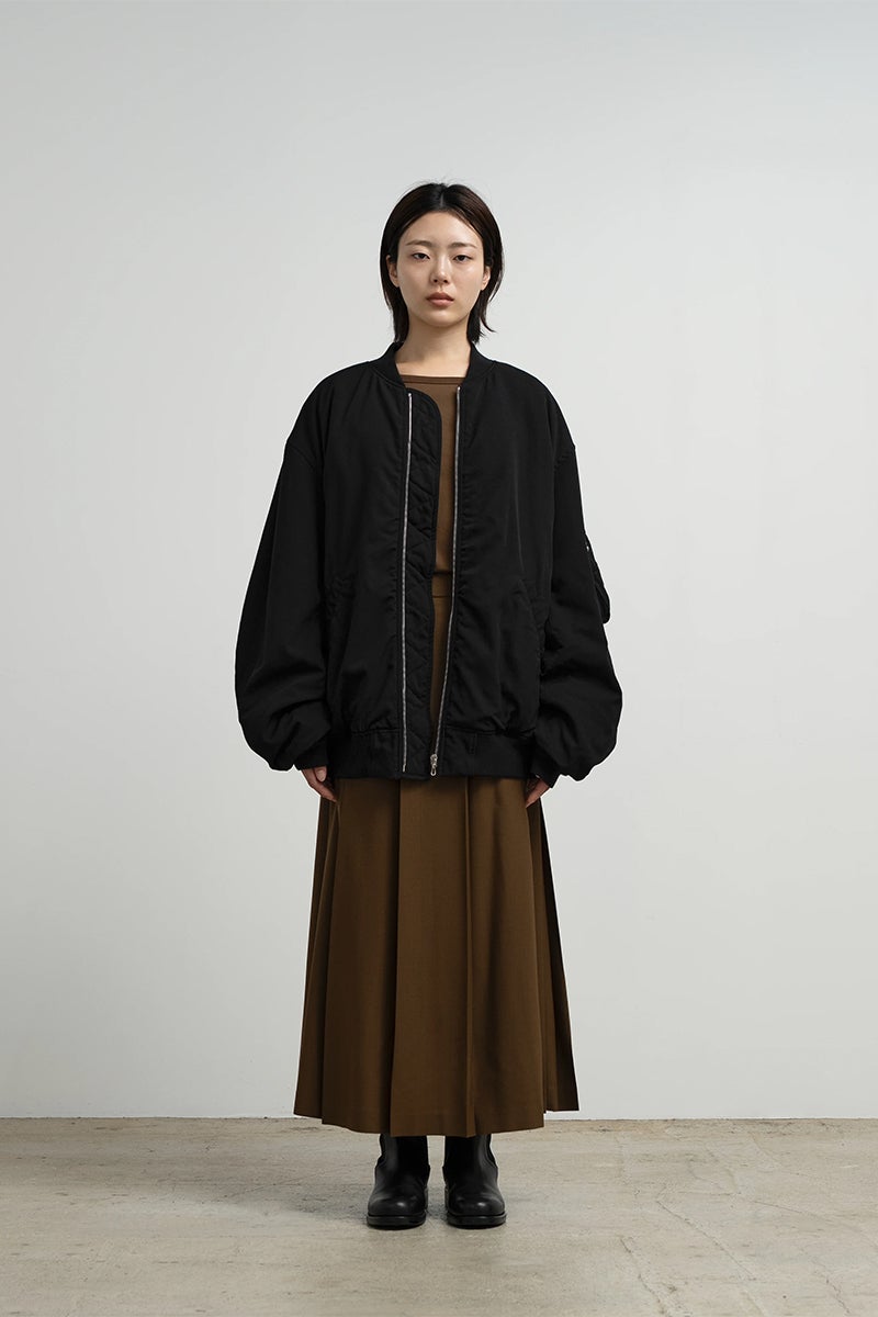 Graphpaper(グラフペーパー) Fulled Wool Twill Flight Jacket ウールツイルフライトジャケット GU263-30411