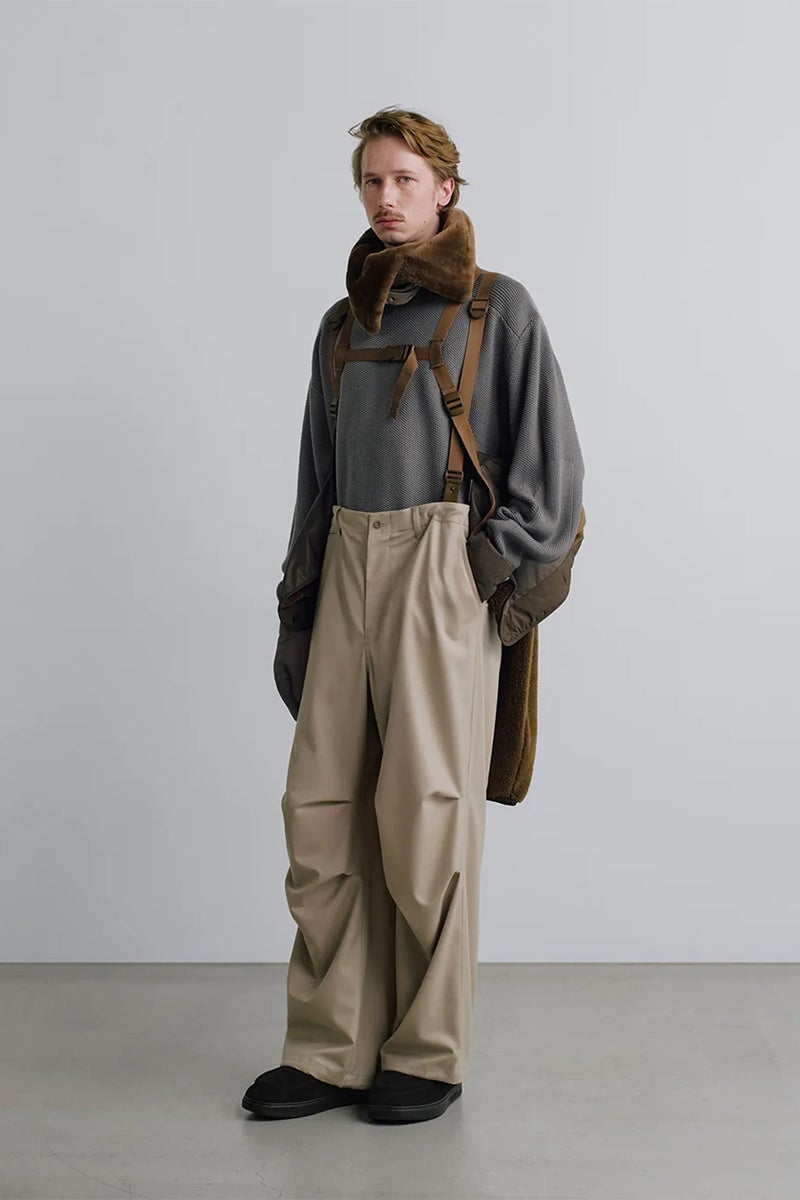Graphpaper(グラフペーパー) Soft Wool Command Sweater ソフトウールコマンドセーター GU263-80600