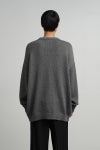 Graphpaper(グラフペーパー) Cotton Wool Slub Oversized Crew Neck Knit コットンウールスラブオーバーサイズクルーネックニット GU263-80602