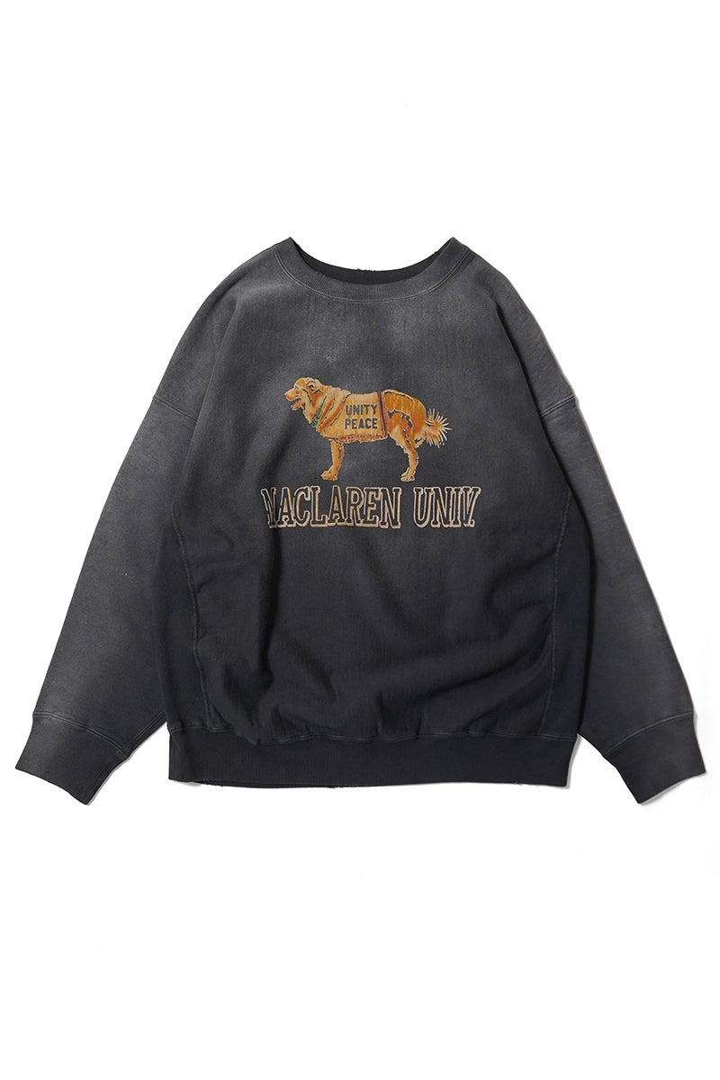 BOWWOW(バウワウ) FADED SWEATSHIRT - DOG フェードスウェットシャツ BWU-FSD