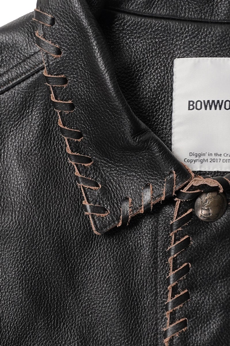 BOWWOW(バウワウ) LACE-UP LEATHER TRUCKER JACKET レースアップレザートラッカージャケット BWU-LULTJ
