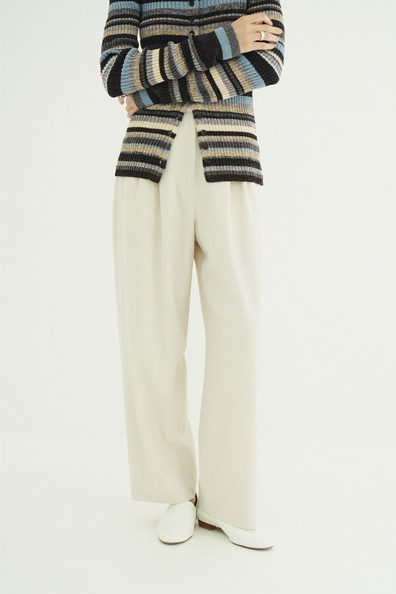 CLANE(クラネ) BASIC TUCK PANTS ベーシックタックパンツ 11110-7123